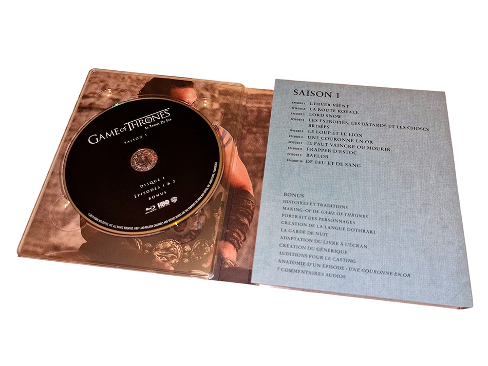 Fotografías de la edición coleccionistas de Juego de Tronos en Blu-ray (Francia) 16