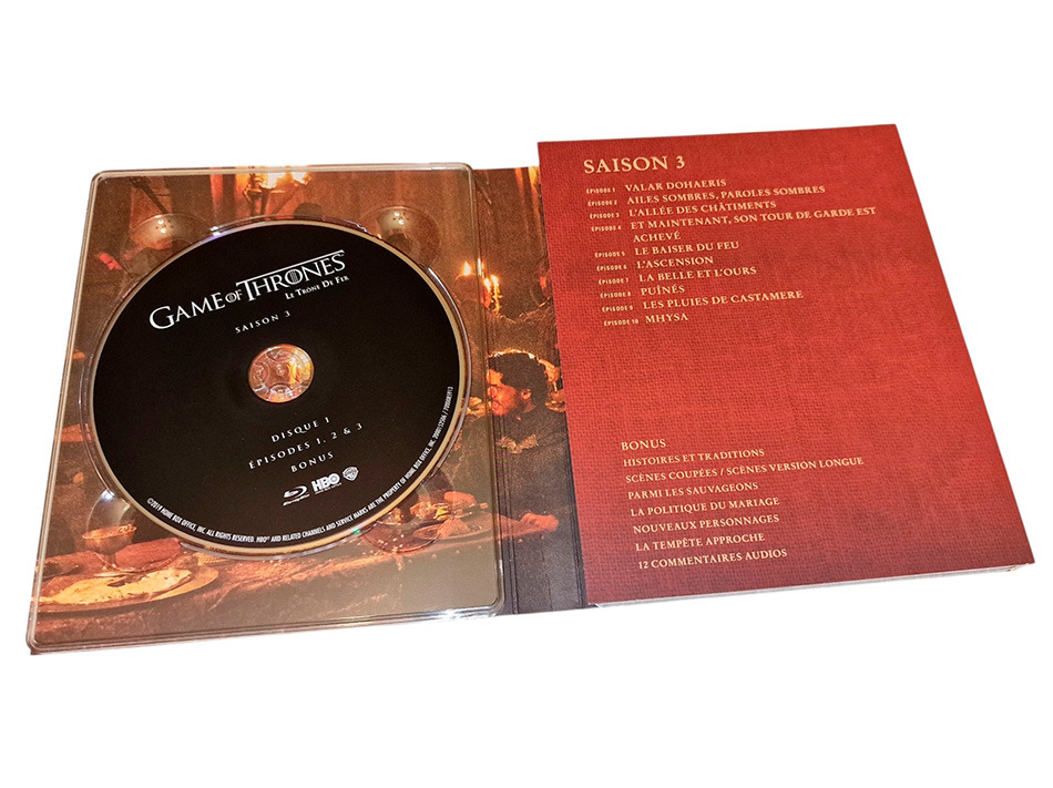 Fotografías de la edición coleccionistas de Juego de Tronos en Blu-ray (Francia) 22