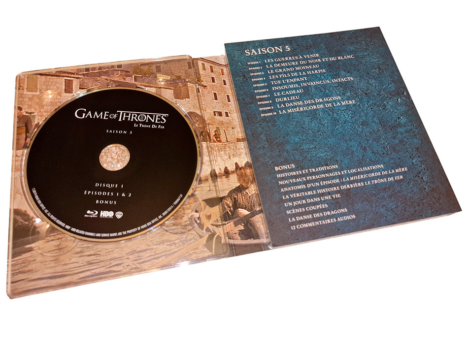 Fotografías de la edición coleccionistas de Juego de Tronos en Blu-ray (Francia) 28