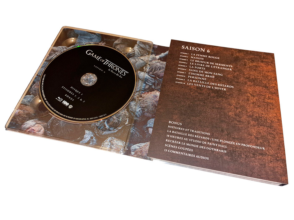Fotografías de la edición coleccionistas de Juego de Tronos en Blu-ray (Francia) 31