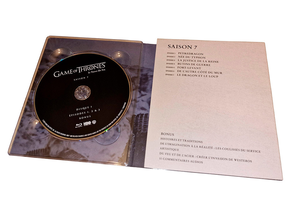 Fotografías de la edición coleccionistas de Juego de Tronos en Blu-ray (Francia) 34
