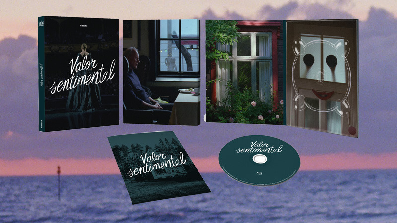 Un Digipak con libreto para el Blu-ray de Valor Sentimental