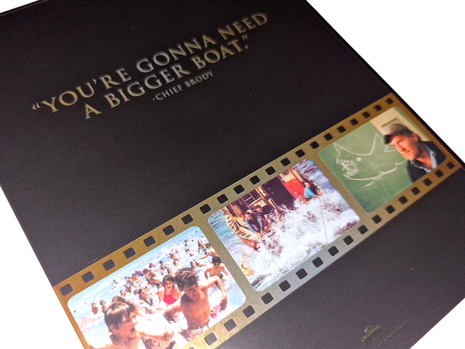 Fotograf&iacute;as del Steelbook de Tibur&oacute;n en UHD 4K y Blu-ray 9