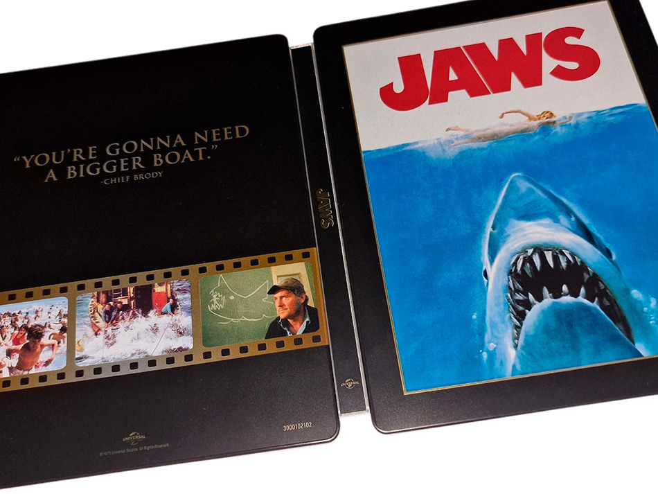 Fotograf&iacute;as del Steelbook de Tibur&oacute;n en UHD 4K y Blu-ray 11