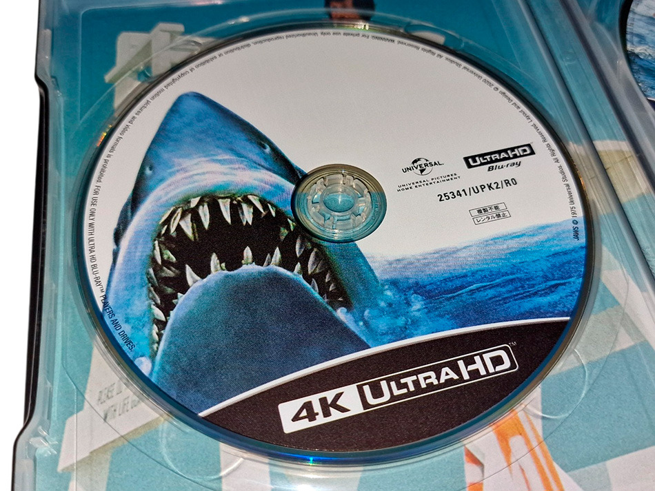 Fotograf&iacute;as del Steelbook de Tibur&oacute;n en UHD 4K y Blu-ray 12