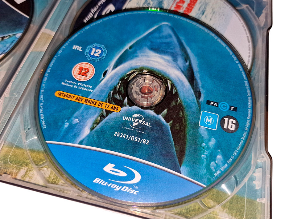 Fotograf&iacute;as del Steelbook de Tibur&oacute;n en UHD 4K y Blu-ray 13