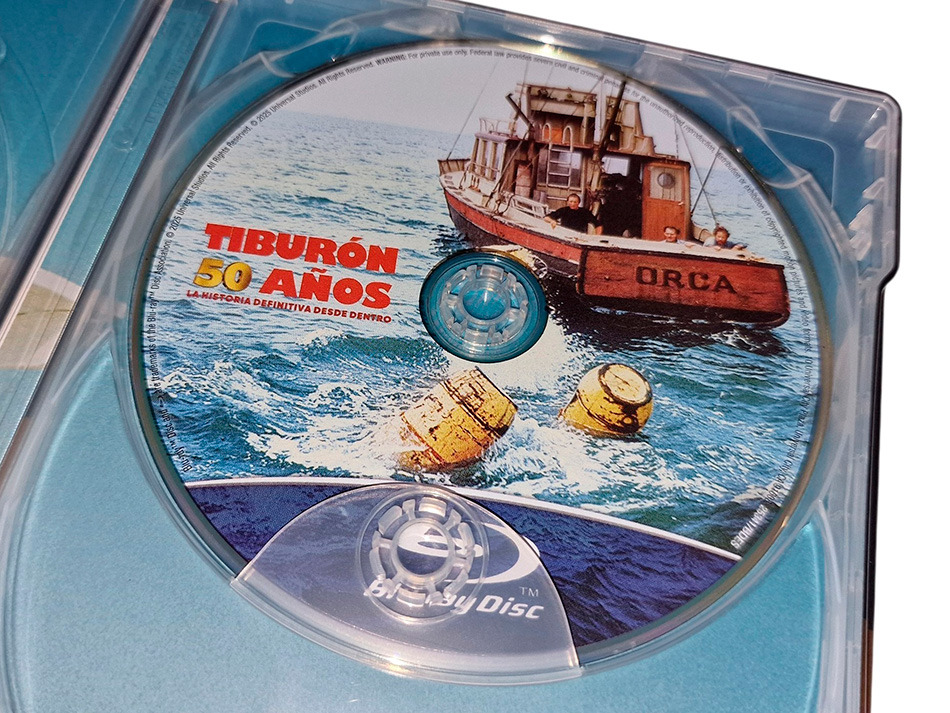Fotograf&iacute;as del Steelbook de Tibur&oacute;n en UHD 4K y Blu-ray 14