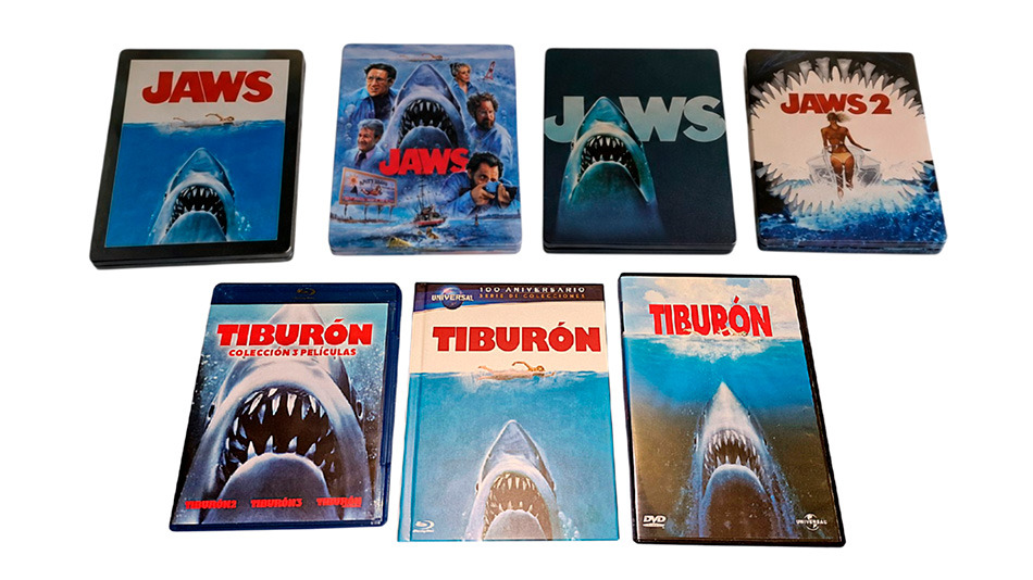 Fotograf&iacute;as del Steelbook de Tibur&oacute;n en UHD 4K y Blu-ray 18