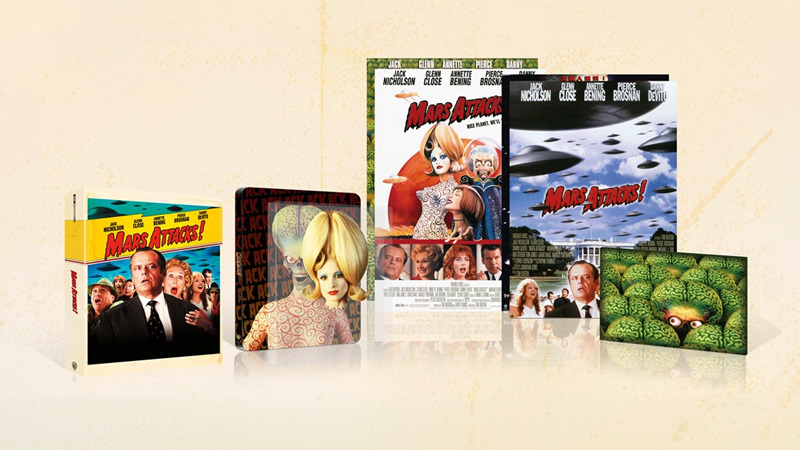 Edición coleccionista de Mars Attacks! para su estreno en UHD 4K