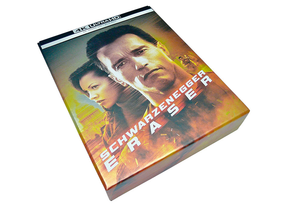 Fotograf&iacute;as de la edici&oacute;n coleccionista de Eraser en UHD 4K y Blu-ray 2