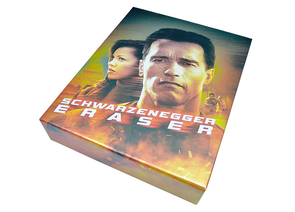 Fotograf&iacute;as de la edici&oacute;n coleccionista de Eraser en UHD 4K y Blu-ray 8