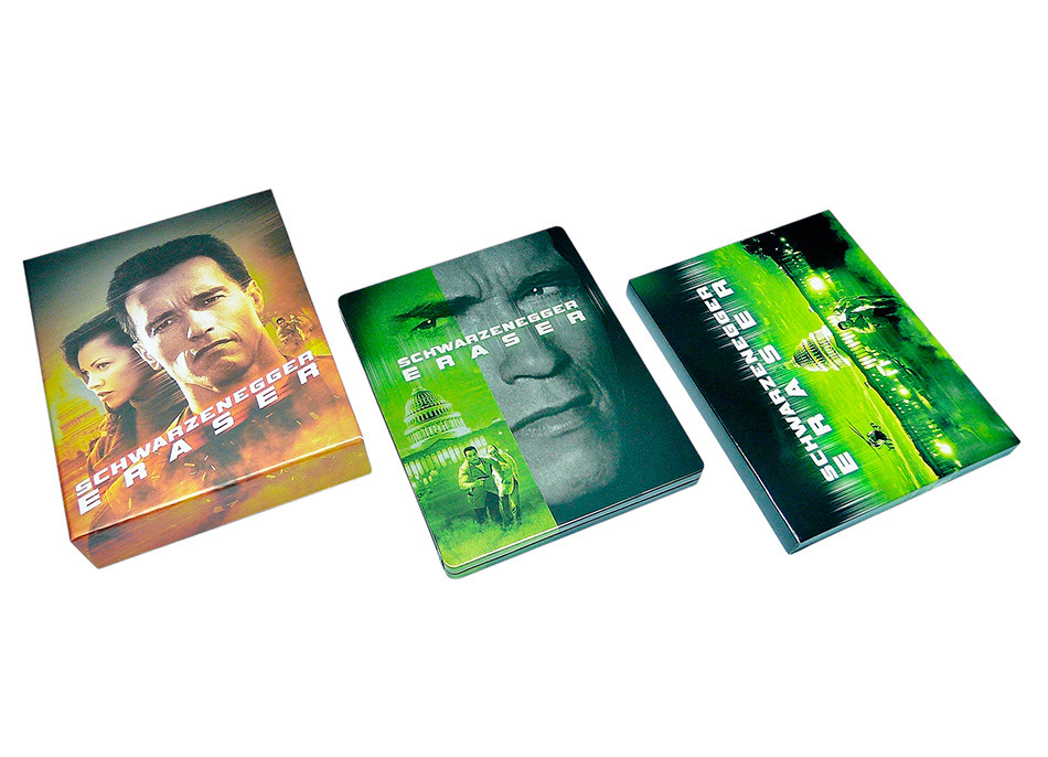 Fotograf&iacute;as de la edici&oacute;n coleccionista de Eraser en UHD 4K y Blu-ray 10