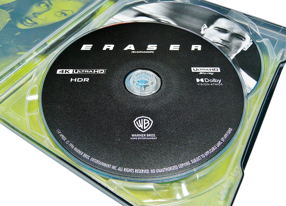 Fotograf&iacute;as de la edici&oacute;n coleccionista de Eraser en UHD 4K y Blu-ray 18