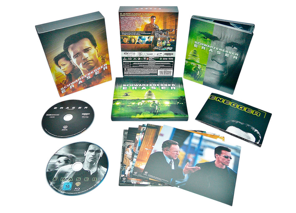 Fotograf&iacute;as de la edici&oacute;n coleccionista de Eraser en UHD 4K y Blu-ray 29