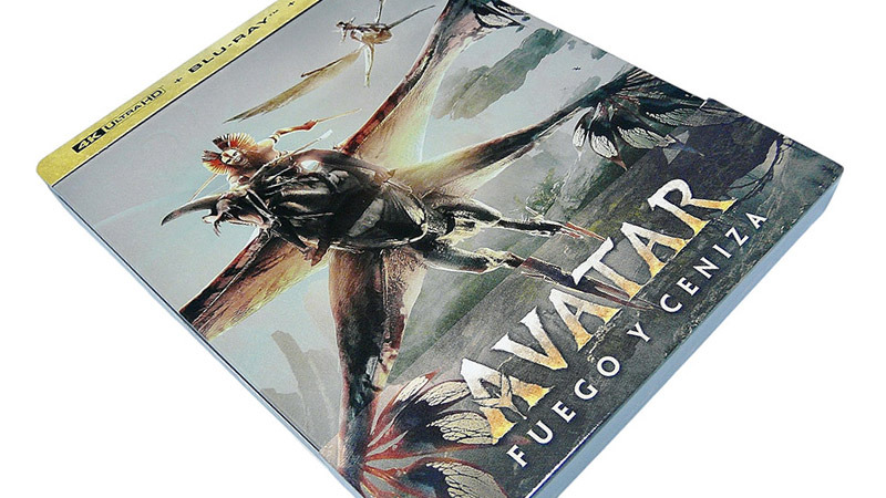 Fotografías del Steelbook de Avatar: Fuego y Ceniza en UHD 4K y Blu-ray