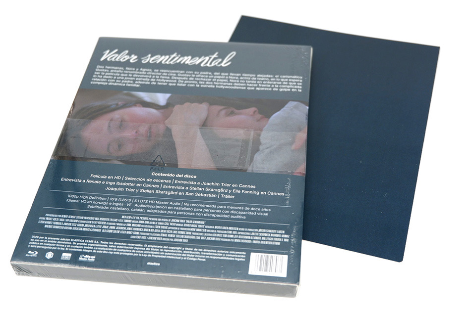 Fotografías del Digipak de Valor Sentimental en Blu-ray 4
