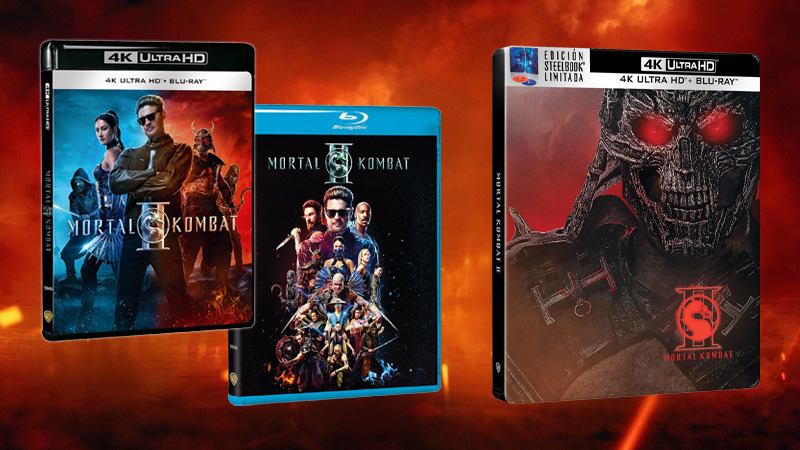 Así serán las ediciones de Mortal Kombat II en Blu-ray, UHD 4K y Steelbook