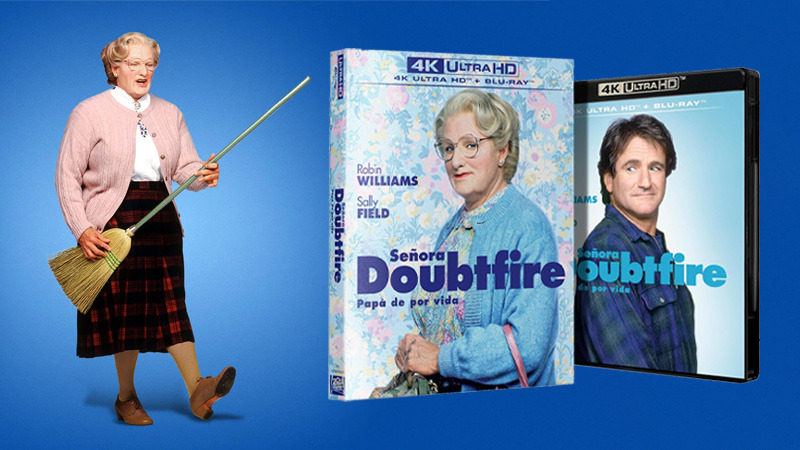 Señora Doubtfire -con Robin Williams- se estrena en UHD 4K