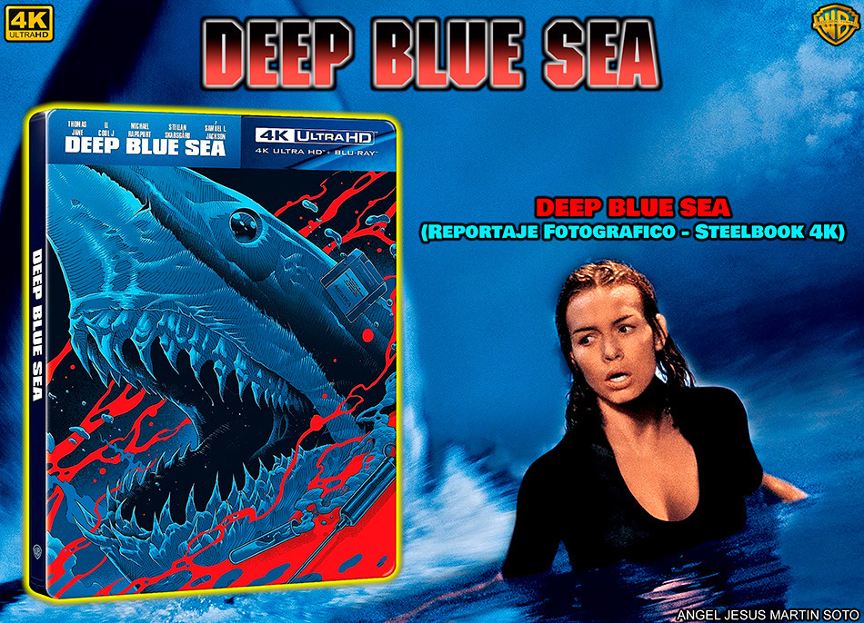 Fotografías del Steelbook de Deep Blue Sea en UHD 4K y Blu-ray 1