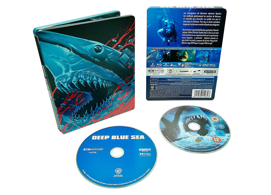 Fotografías del Steelbook de Deep Blue Sea en UHD 4K y Blu-ray 17