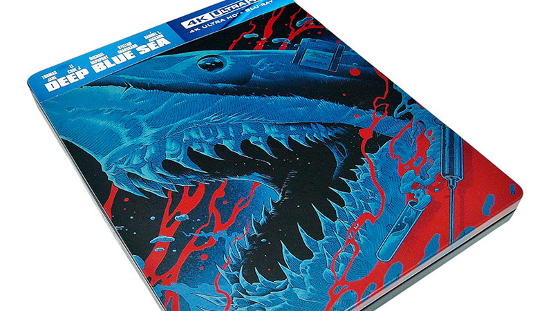 Fotografías del Steelbook de Deep Blue Sea en UHD 4K y Blu-ray