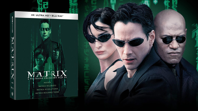 La tetralogía de Matrix por primera vez en Blu-ray y UHD 4K