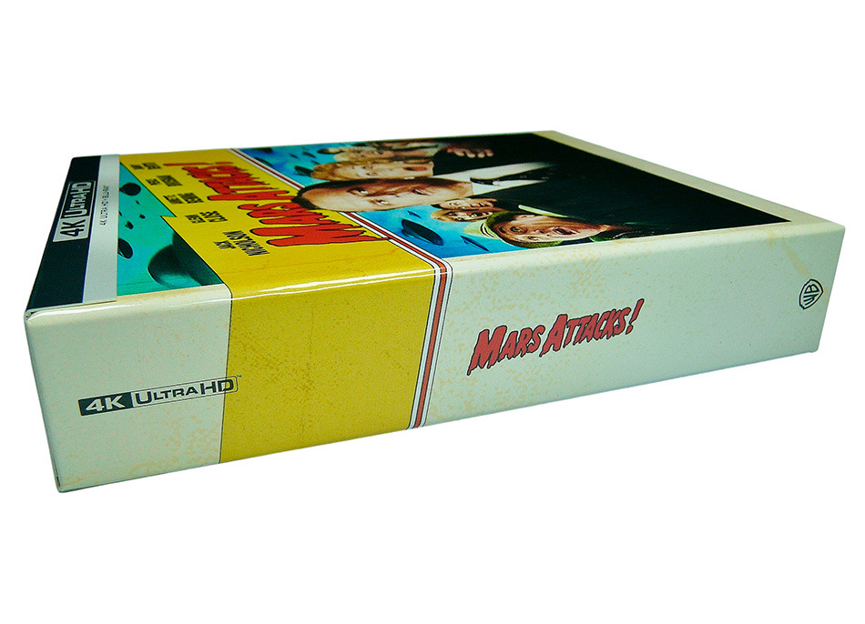 Fotografías de la edición coleccionista de Mars Attacks! en UHD 4K y Blu-ray 3