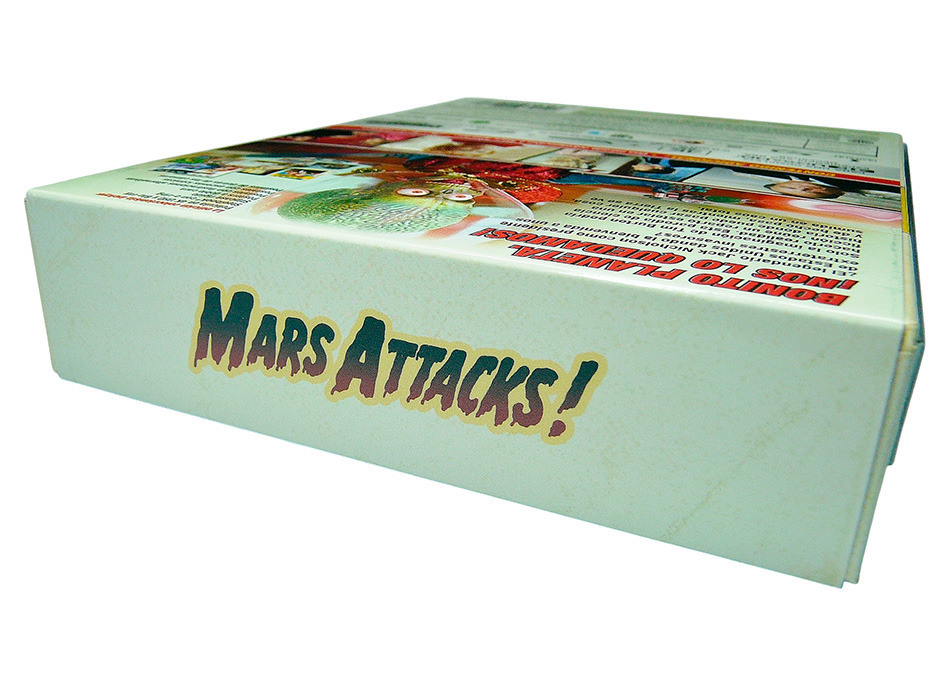 Fotografías de la edición coleccionista de Mars Attacks! en UHD 4K y Blu-ray 4