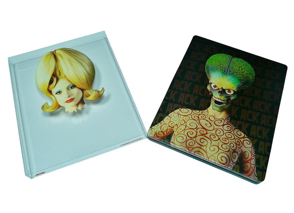 Fotografías de la edición coleccionista de Mars Attacks! en UHD 4K y Blu-ray 10