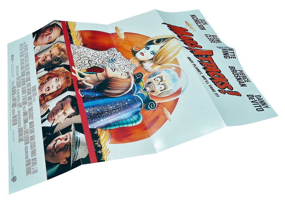 Fotografías de la edición coleccionista de Mars Attacks! en UHD 4K y Blu-ray 25
