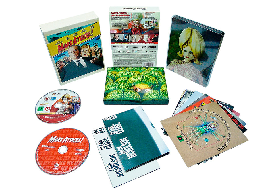 Fotografías de la edición coleccionista de Mars Attacks! en UHD 4K y Blu-ray 30