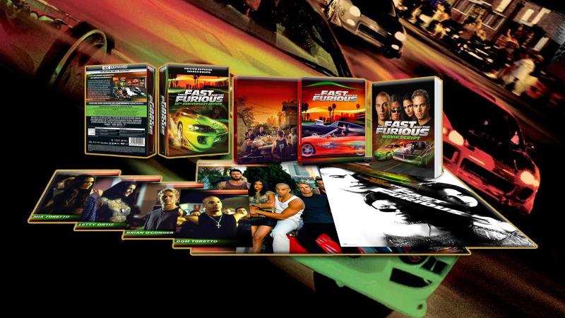 Edición coleccionista de The Fast and the Furious (A Todo Gas) en UHD 4K por su 25º Aniversario