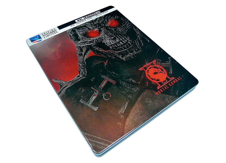 Fotografías del Steelbook de Mortal Kombat II en UHD 4K y Blu-ray 2