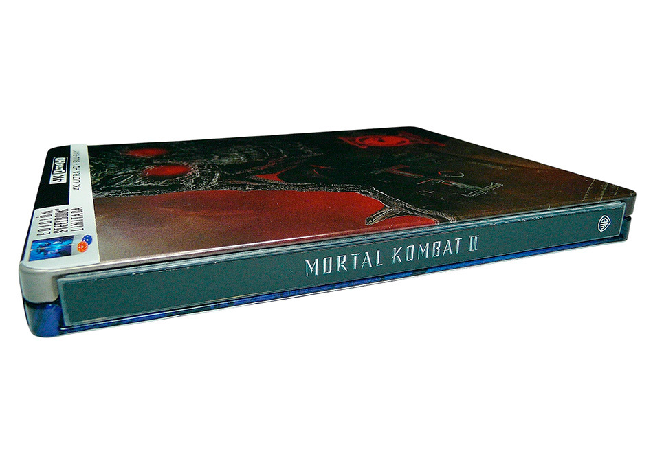 Fotografías del Steelbook de Mortal Kombat II en UHD 4K y Blu-ray 3