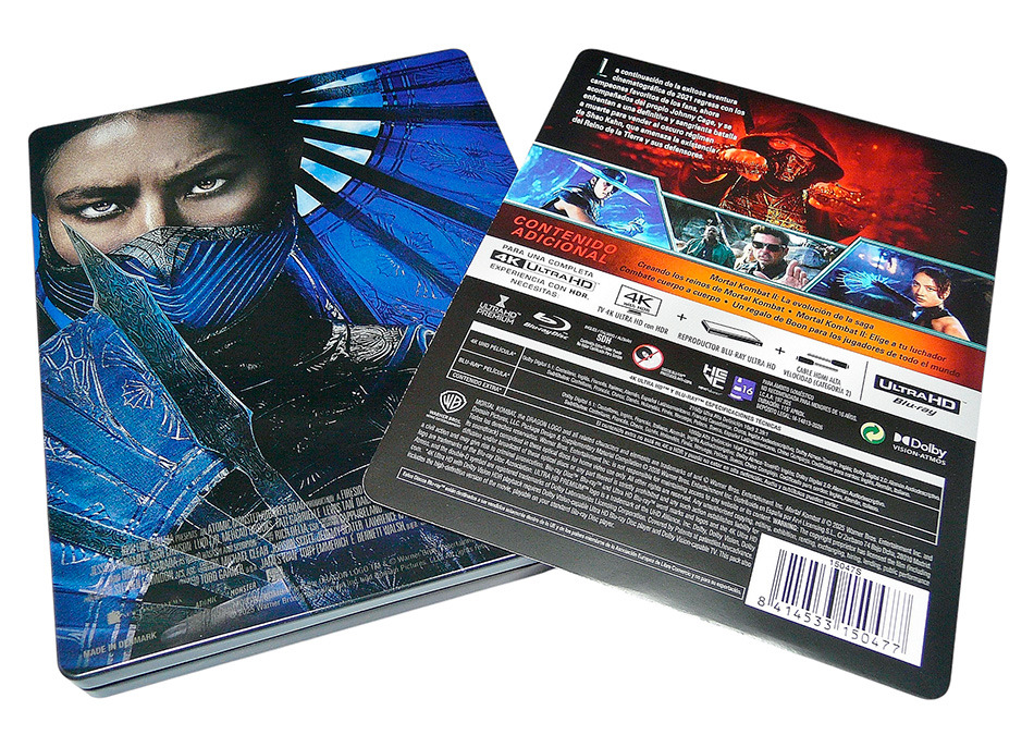 Fotografías del Steelbook de Mortal Kombat II en UHD 4K y Blu-ray 6