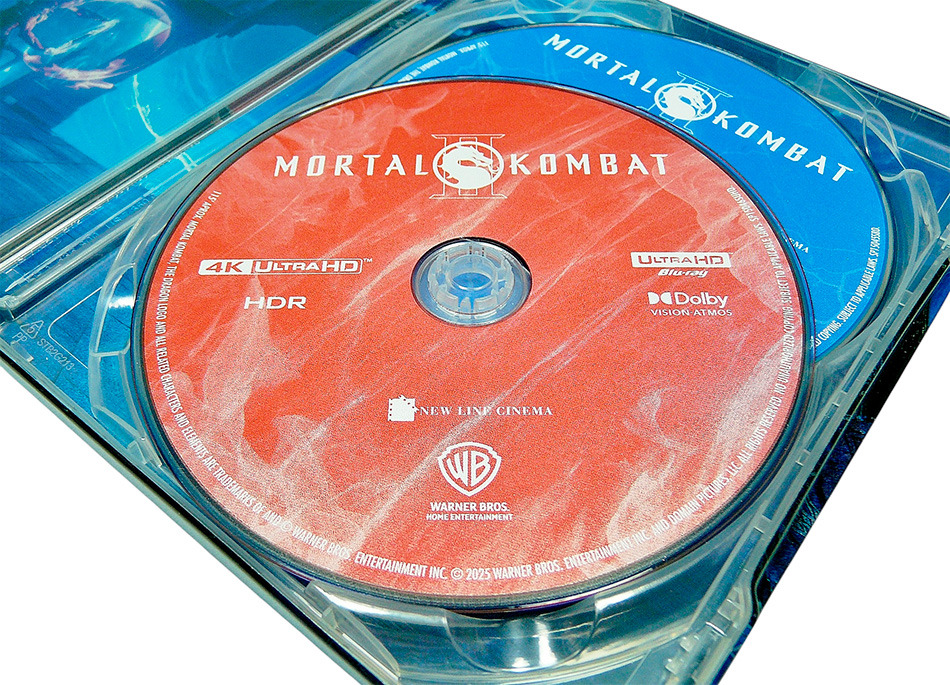Fotografías del Steelbook de Mortal Kombat II en UHD 4K y Blu-ray 12