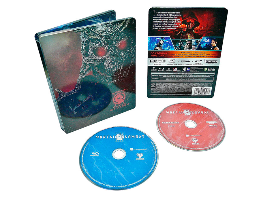 Fotografías del Steelbook de Mortal Kombat II en UHD 4K y Blu-ray 17