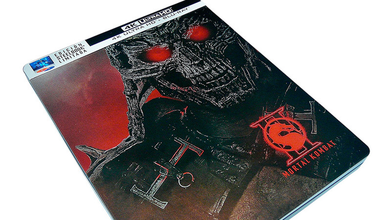Fotografías del Steelbook de Mortal Kombat II en UHD 4K y Blu-ray