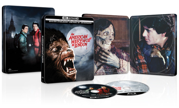 Un Hombre Lobo Americano en Londres - Edición Metálica Ultra HD Blu-ray 1
