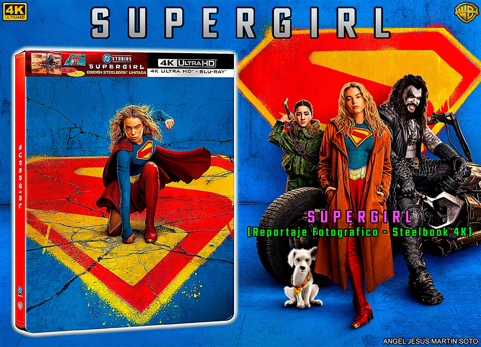 Fotografías del Steelbook de Supergirl en UHD 4K y Blu-ray 1