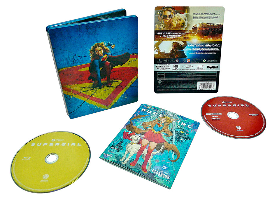 Fotografías del Steelbook de Supergirl en UHD 4K y Blu-ray 23