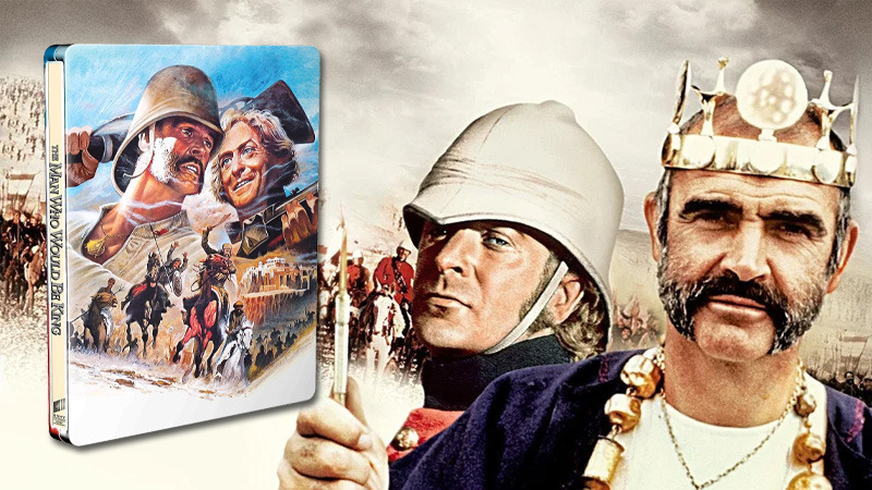 El Hombre que Pudo Reinar por primera vez en UHD 4K y Steelbook
