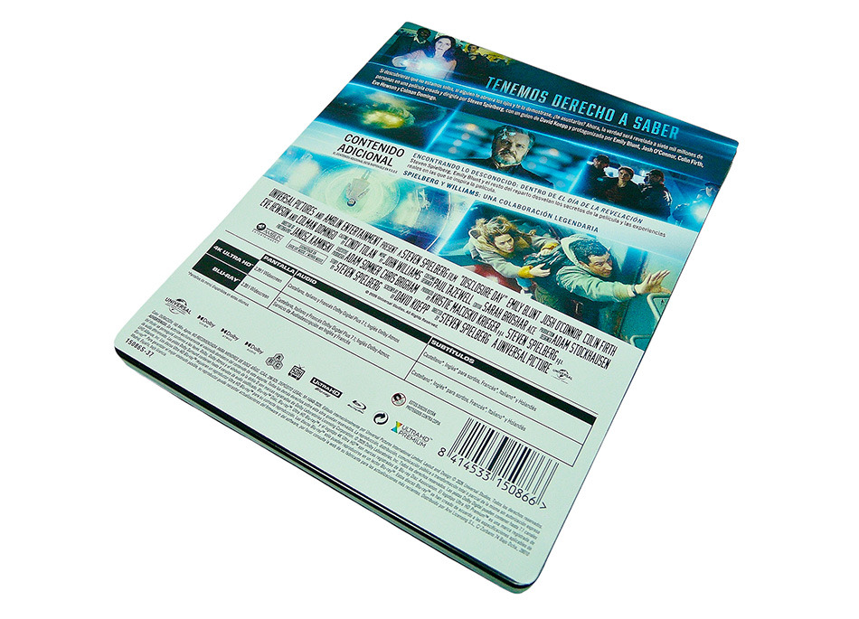 Fotografías del Steelbook de El Día de la Revelación en UHD 4K y Blu-ray 5
