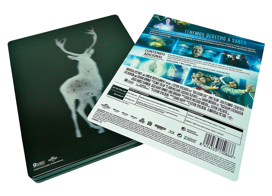 Fotografías del Steelbook de El Día de la Revelación en UHD 4K y Blu-ray 6