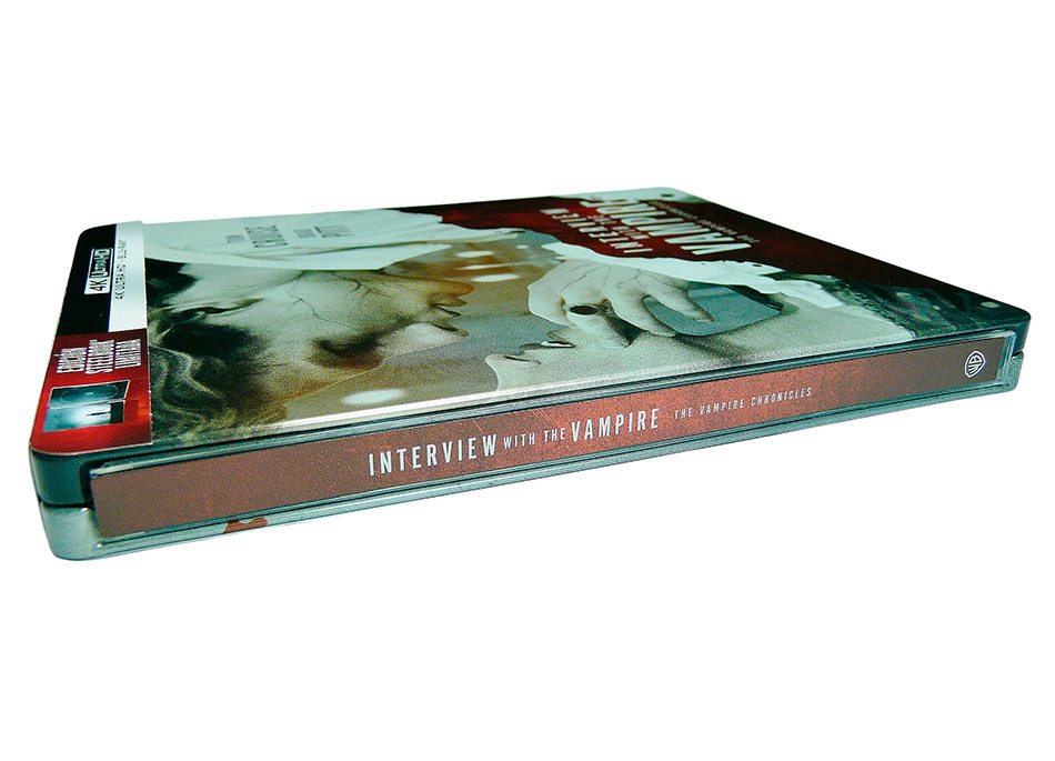 Fotografías del Steelbook de Entrevista con el Vampiro en UHD 4K y Blu-ray 3