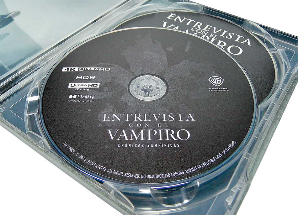 Fotografías del Steelbook de Entrevista con el Vampiro en UHD 4K y Blu-ray 12