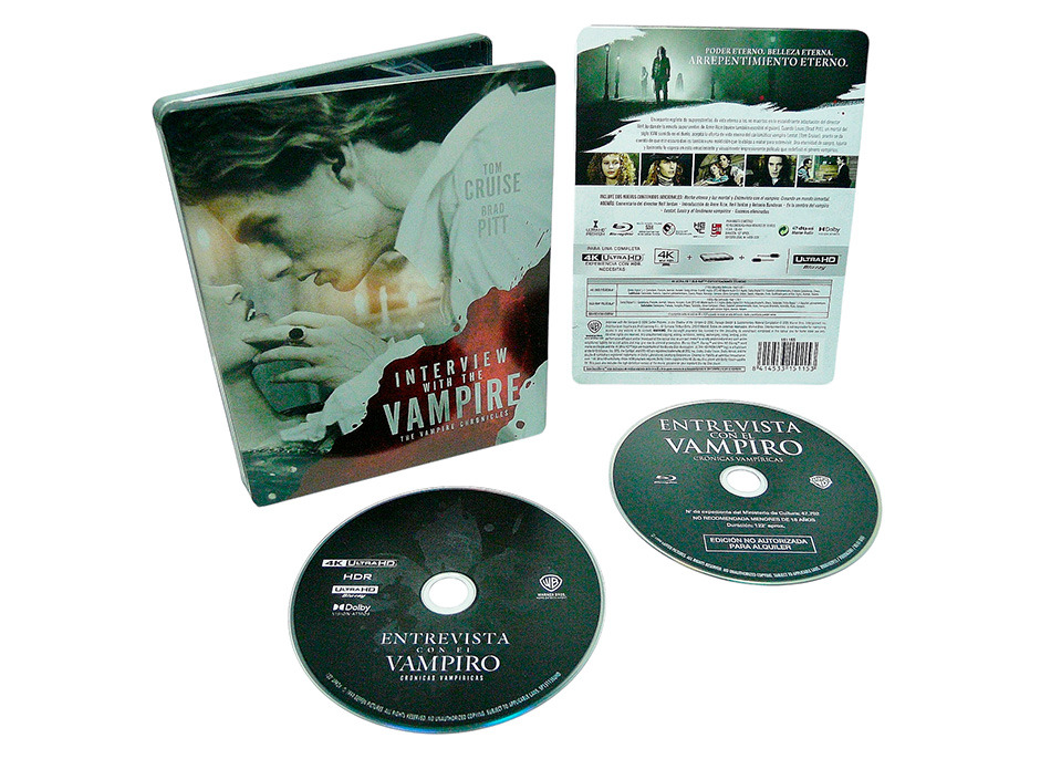 Fotografías del Steelbook de Entrevista con el Vampiro en UHD 4K y Blu-ray 17
