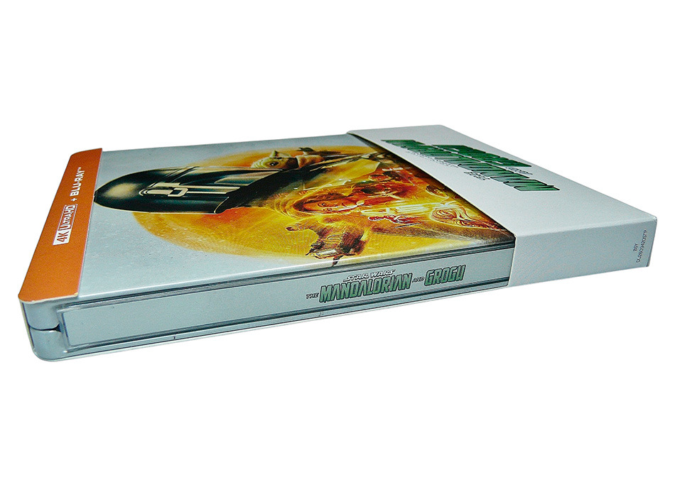 Fotografías del Steelbook de Star Wars: The Mandalorian and Grogu en UHD 4K y Blu-ray 3