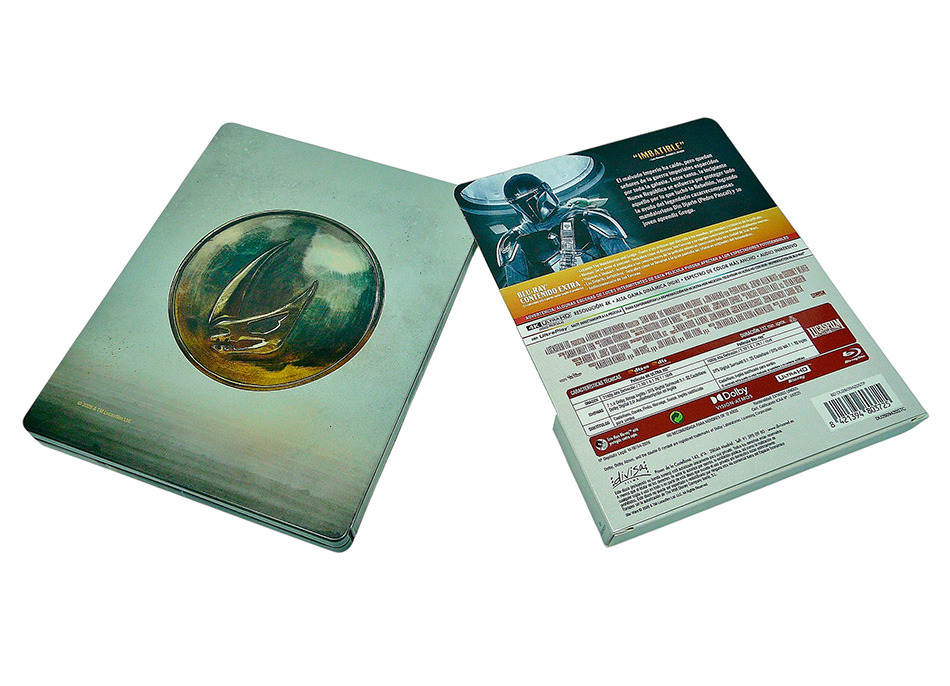 Fotografías del Steelbook de Star Wars: The Mandalorian and Grogu en UHD 4K y Blu-ray 6