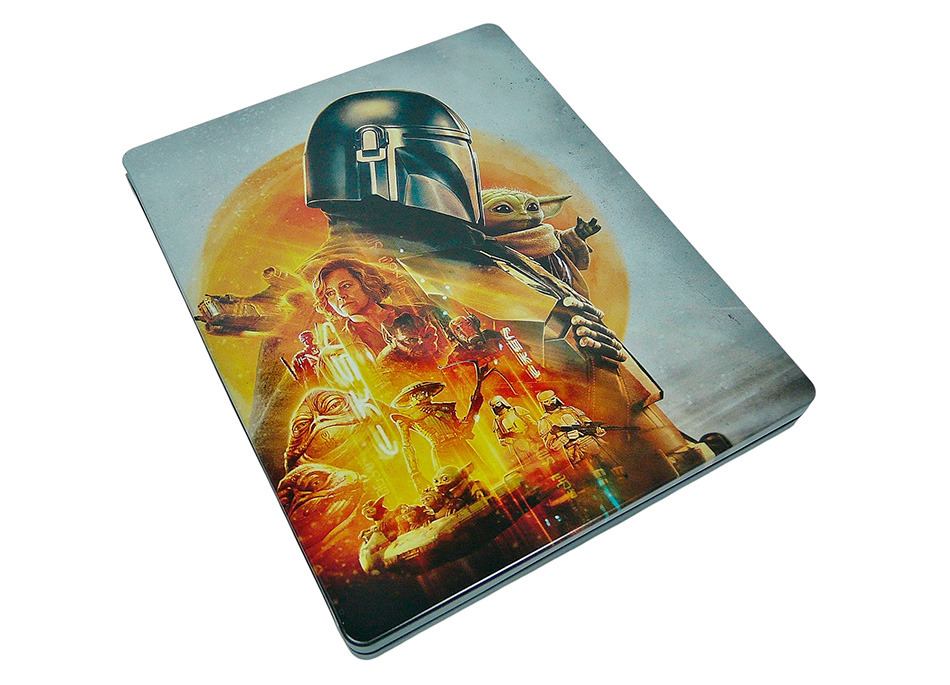 Fotografías del Steelbook de Star Wars: The Mandalorian and Grogu en UHD 4K y Blu-ray 9